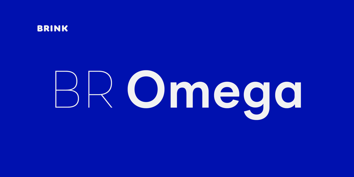 BR Omega Black Font preview